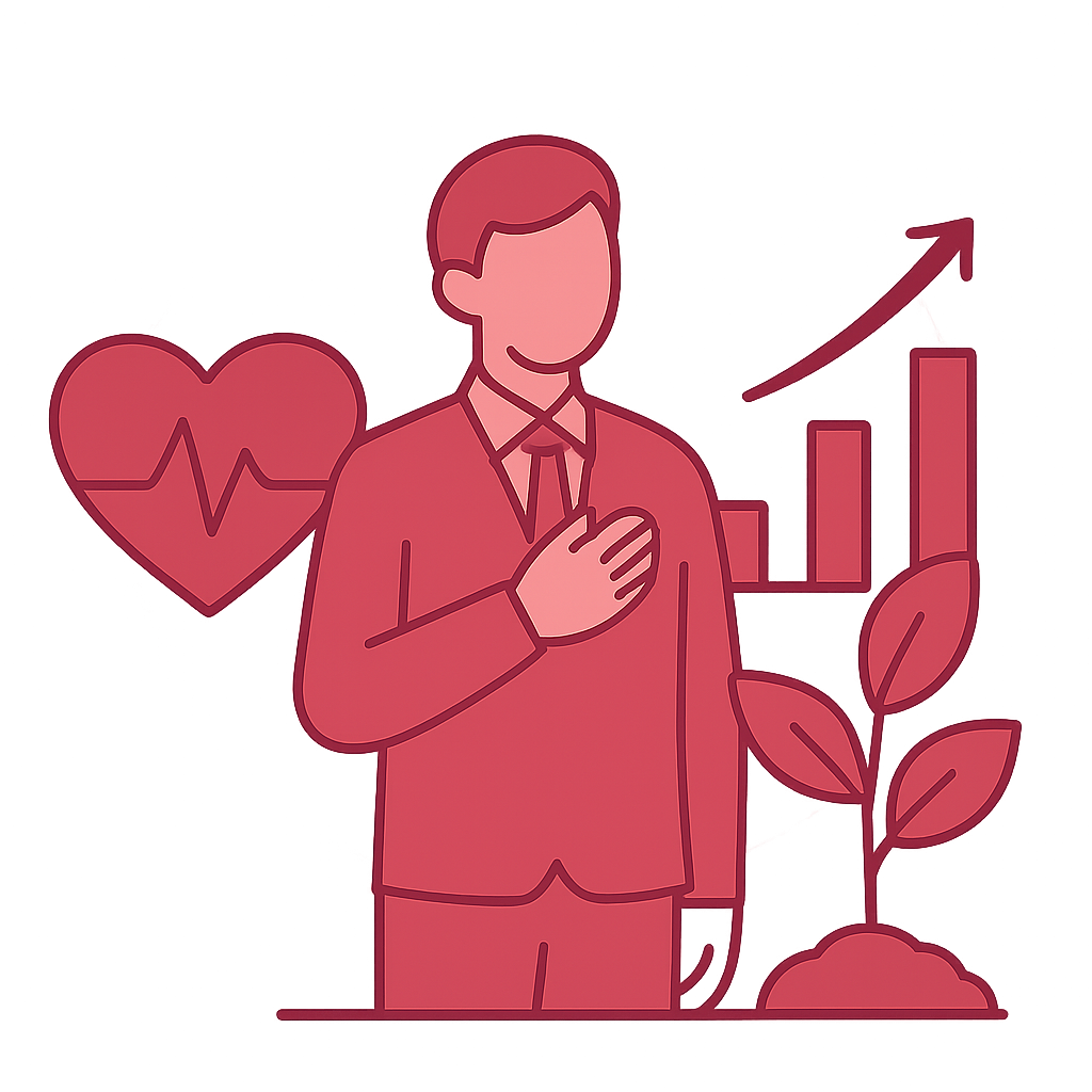 組織の健全な発展を表すイメージ